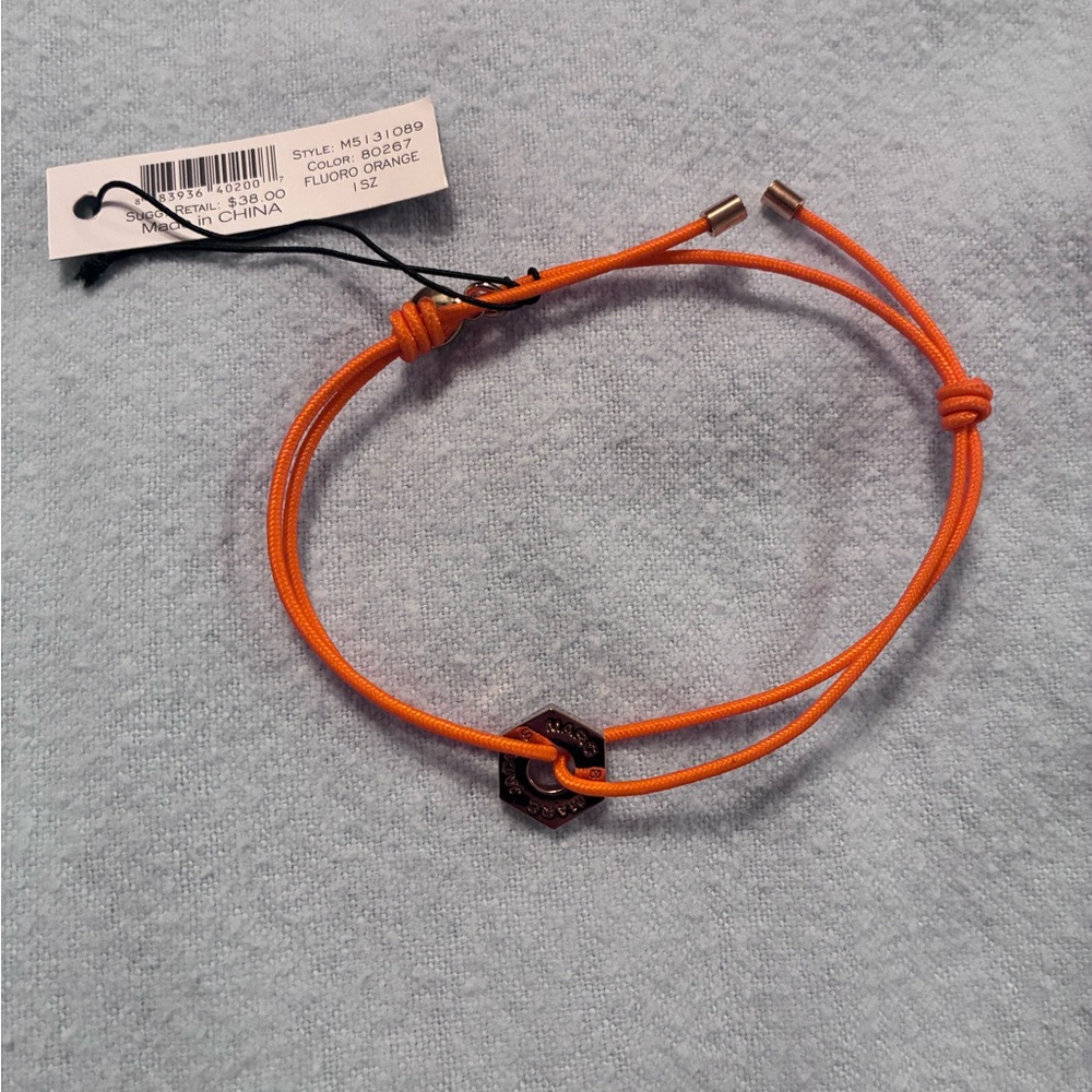Marc by Marc Jacobs Fluoro Orange Bracelet